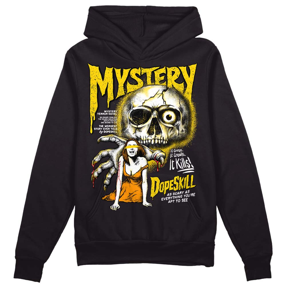 Jordan 6 “Yellow Ochre” DopeSkill Hoodie Sweatshirt Mystery Ghostly Grasp Graphic Streetwear - Black