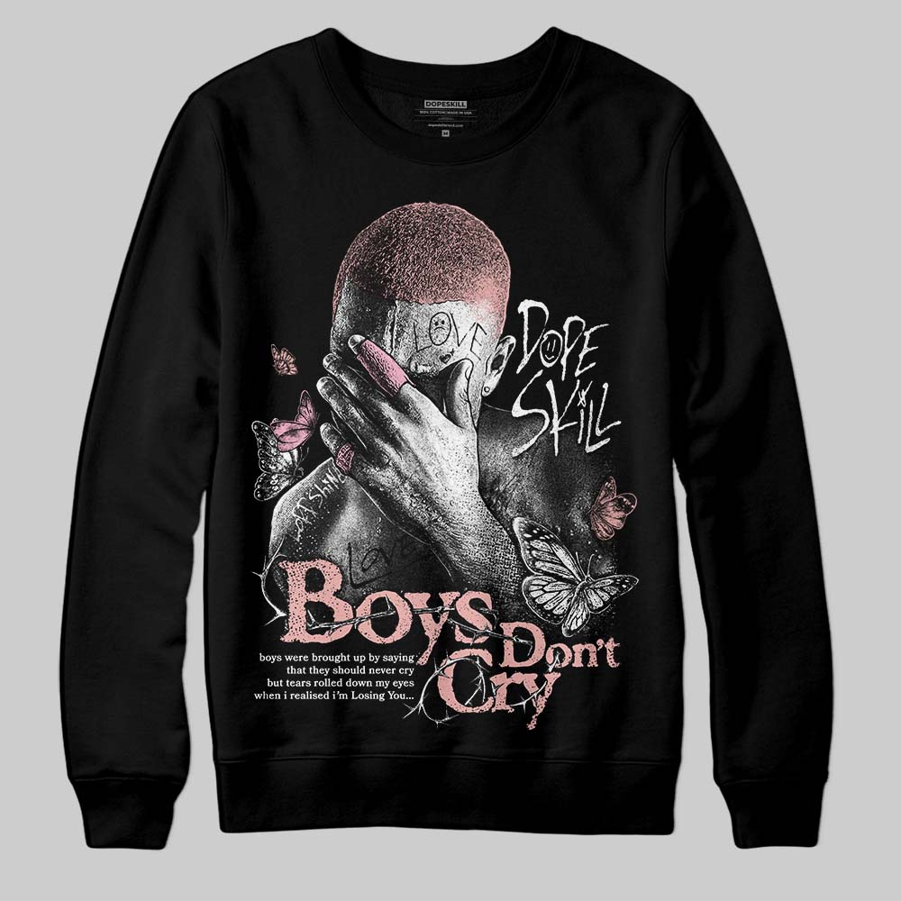 Jordan 1 Low OG “Rust Pink” DopeSkill Sweatshirt Boys Don't Cry Graphic Streetwear - black