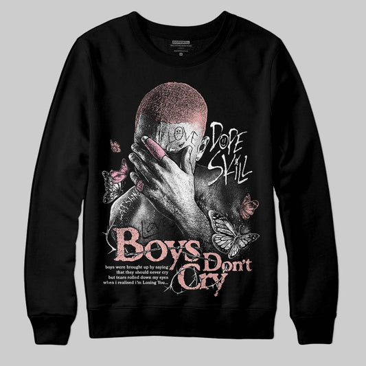 Jordan 1 Low OG “Rust Pink” DopeSkill Sweatshirt Boys Don't Cry Graphic Streetwear - black