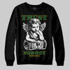 Green Sneakers DopeSkill Sweatshirt Trust Nobody Graphic Streetwear - Black