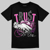 Jordan 4 GS “Hyper Violet” DopeSkill T-Shirt Trust No One Graphic Streetwear - Black