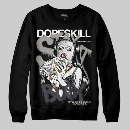 Jordan 3 Retro Black Cat DopeSkill Sweatshirt Stay It Busy Graphic Streetwear - Black