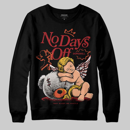 Nigel Sylvester x Air Jordan 4 ‘Brick by Brick’ DopeSkill Sweatshirt New No Days Off Graphic Streetwear - Black