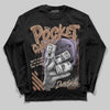 Harris Tweed x Wmns Dunk Low 'Sesame' DopeSkill Long Sleeve T-Shirt Pocket Change Graphic Streetwear - Black