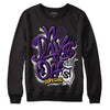 Jordan 12 “Field Purple” DopeSkill Sweatshirt No Days Off Graphic Streetwear - Black