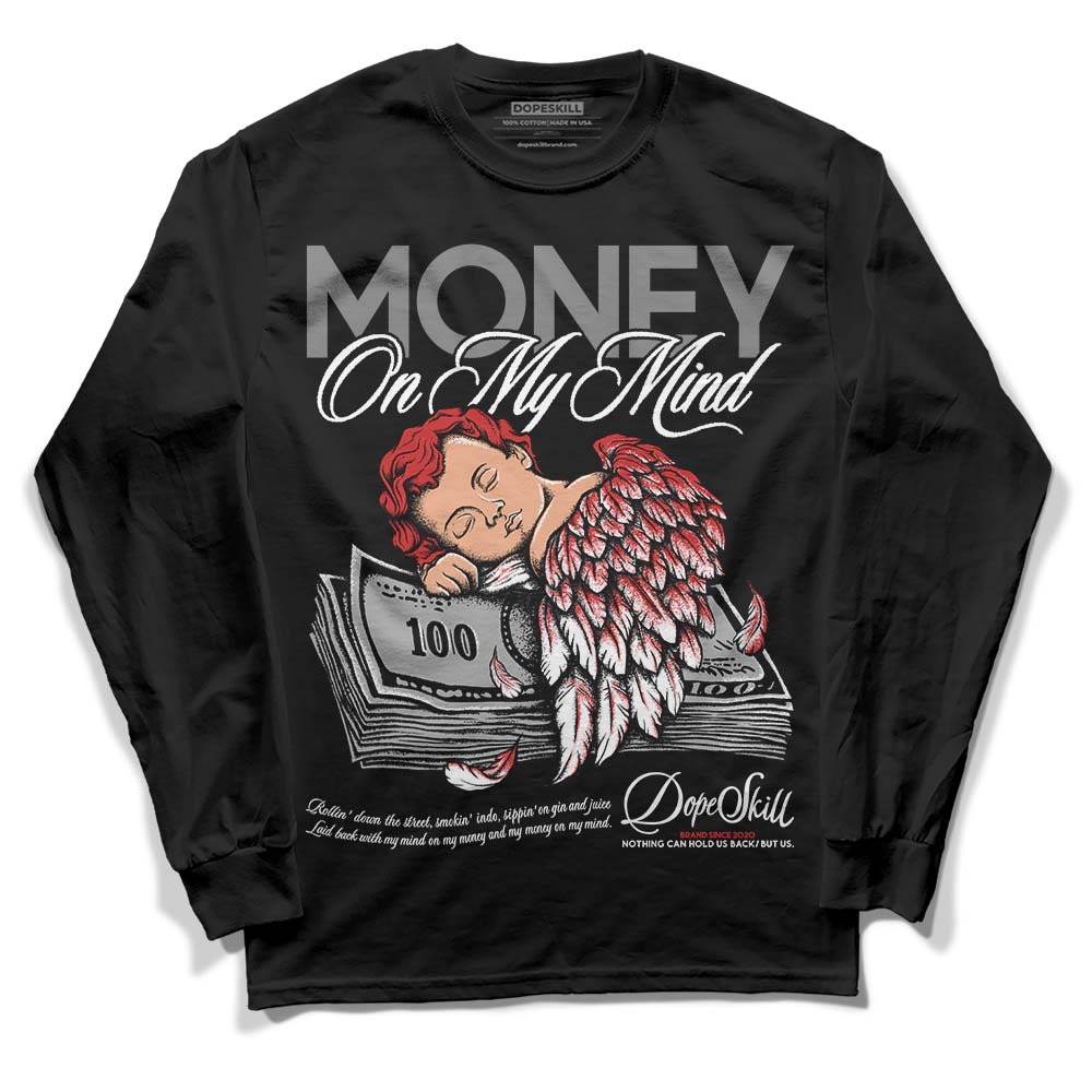 Jordan 1 High OG “Black/White” DopeSkill Long Sleeve T-Shirt MOMM Graphic Streetwear - Black