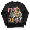 Jordan 3 GS “Red Stardust” DopeSkill Long Sleeve T-Shirt Drip'n Never Tripp'n Graphic Streetwear - Black 