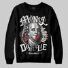 Adidas Samba OG White Black Clear Granite DopeSkill Sweatshirt Money Don't Lie Graphic Streetwear - Black