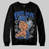 Awake NY x Jordan 5 Retro 'Black Racer Blue' DopeSkill Sweatshirt False LoveGraphic Streetwear - Black