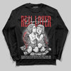 Jordan 4 OG “White Cement” DopeSkill Long Sleeve T-Shirt Real Lover Graphic Streetwear - Black