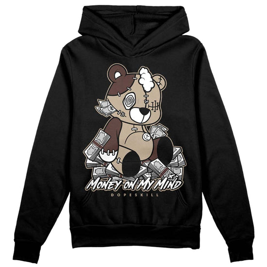 Jordan 1 High OG “Latte” DopeSkill Hoodie Sweatshirt MOMM Bear Graphic Streetwear - Black