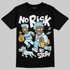 Vans Knu Stack Vintage Satin Dream Blue DopeSkill T-Shirt No Risk No Story Graphic Streetwear - Black