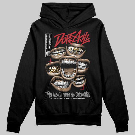 Jordan 8 Retro Bugs Bunny (2025) DopeSkill Hoodie Sweatshirt The Mouth With No Droughts Graphic Streetwear - Black