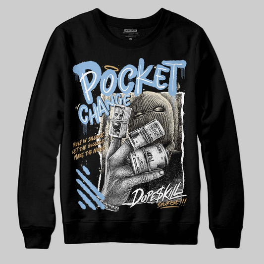 Nike Air Diamond Turf Must Be the Money DopeSkill Sweatshirt Pocket Change Graphic Streetwear - Black