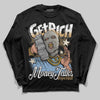 Nike Air Diamond Turf Must Be the Money DopeSkill Long Sleeve T-Shirt Get Rich Graphic Streetwear - Black