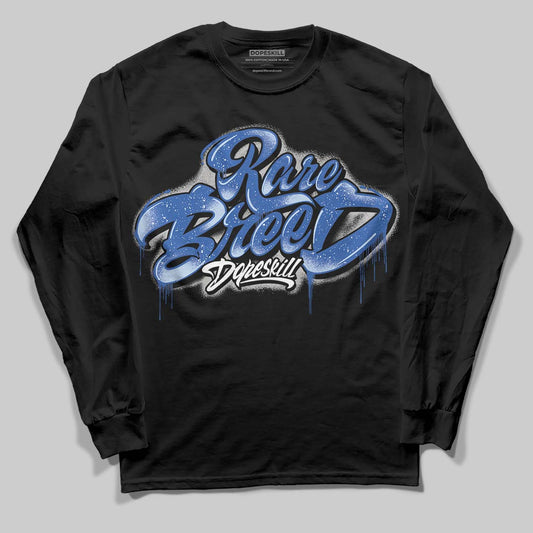 Awake NY x Jordan 5 Retro 'Black Racer Blue' DopeSkill Long Sleeve T-Shirt Rare Breed Type Graphic Streetwear - Black