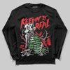 Black and White Sneakers DopeSkill Long Sleeve T-Shirt Keepin' It Real Graphic Streetwear - Black