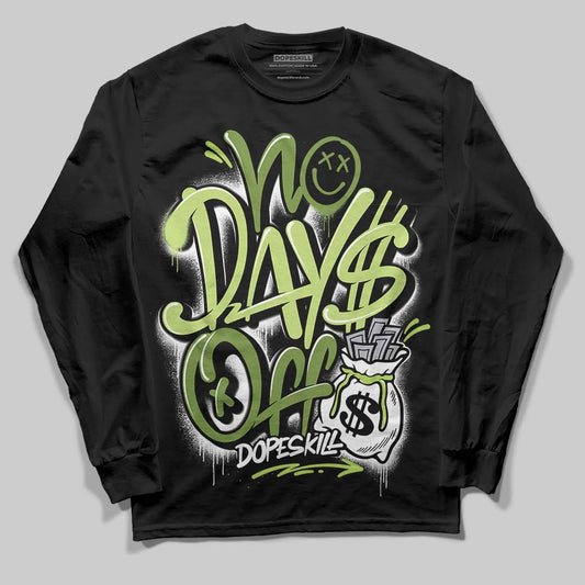 Dunk Low Pro SB 'Fruity Pack - Green Apple' DopeSkill Long Sleeve T-Shirt No Days Off Graphic Streetwear - Black