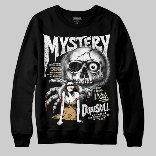 Jordan 5 Retro Reverse Metallic DopeSkill Sweatshirt Mystery Ghostly Grasp Graphic Streetwear - Black