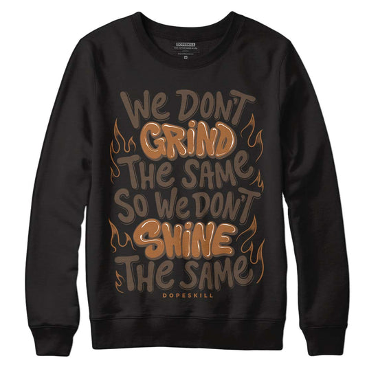 Jordan 1 Retro High OG Palomino DopeSkill Sweatshirt Grind Shine Graphic Streetwear - Black