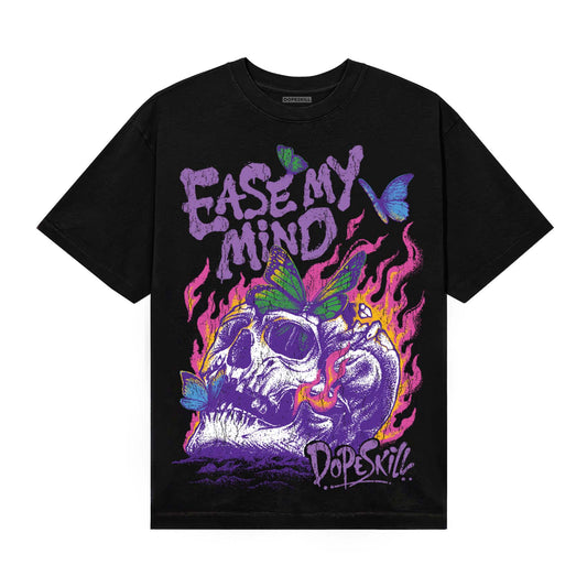 PURPLE Sneakers DopeSkill T-Shirt Ease My Mind Graphic Streetwear - black