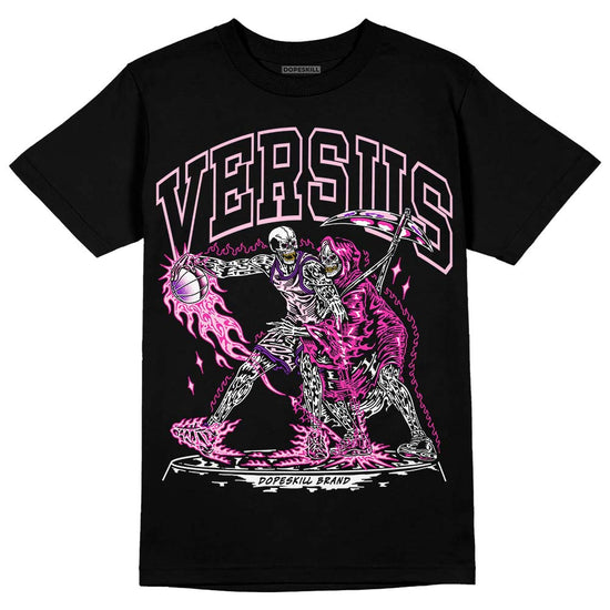 Pink Sneakers DopeSkill T-Shirt VERSUS Graphic Streetwear - Black