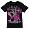 Pink Sneakers DopeSkill T-Shirt VERSUS Graphic Streetwear - Black