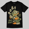 Olive Sneakers DopeSkill T-Shirt Make Money Graphic Streetwear - Black