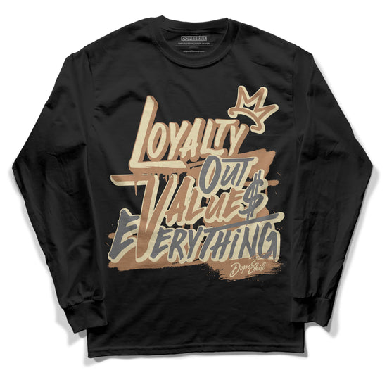 Jordan 6 WMNS Gore-Tex Brown Kelp DopeSkill Long Sleeve T-Shirt LOVE Graphic Streetwear - Black