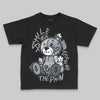 Jordan 5 Retro Wolf Grey (2026) DopeSkill Toddler Kids T-shirt Smile Through The Pain Graphic Streetwear - Black