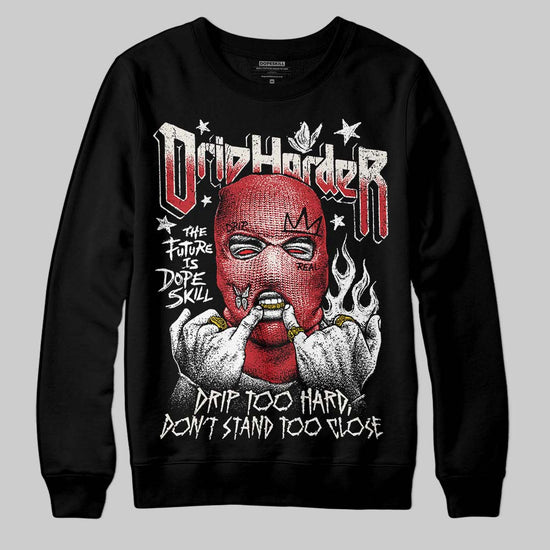 Jordan 4 “Flight Club” DopeSkill Sweatshirt Drip Harder Graphic Streetwear - Black