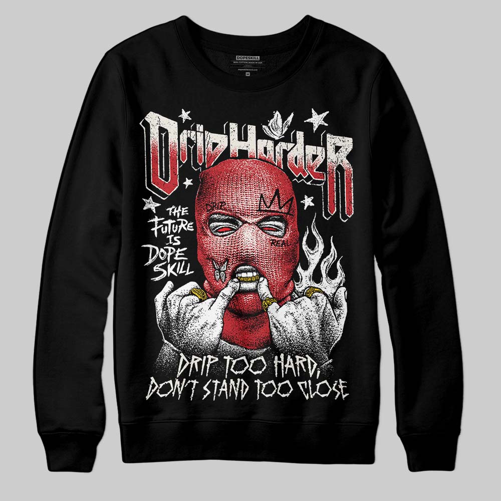 Jordan 4 “Flight Club” DopeSkill Sweatshirt Drip Harder Graphic Streetwear - Black