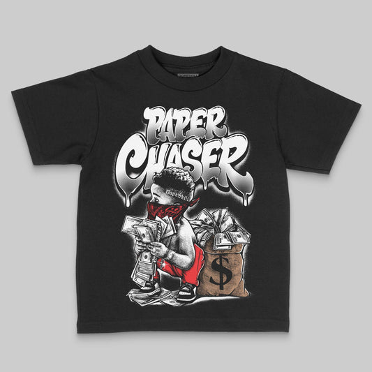 Black and White Sneakers DopeSkill Toddler Kids T-shirt Paper Chaser Boy Graphic Streetwear - black