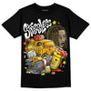 Jordan 4 Retro “Vivid Sulfur” DopeSkill T-Shirt Stressless Graphic Streetwear - Black