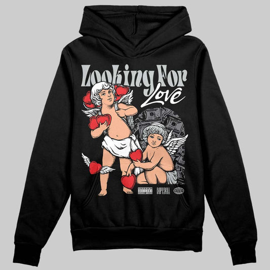 Jordan 4 “Fear” DopeSkill Hoodie Sweatshirt Looking For Love Graphic Streetwear - Black