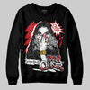 Jordan 5 Retro Fire Red Black Tongue (2025) DopeSkill Sweatshirt NPC Graphic Streetwear - Black