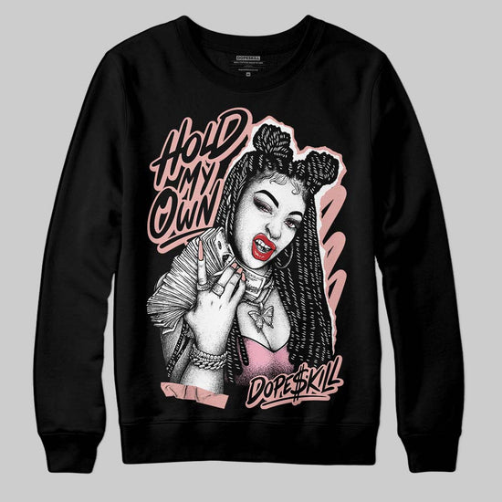 Jordan 1 Low OG “Rust Pink” DopeSkill Sweatshirt New H.M.O Graphic Streetwear - Black