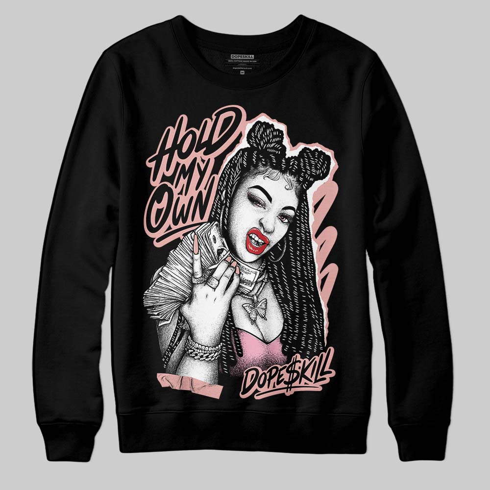 Jordan 1 Low OG “Rust Pink” DopeSkill Sweatshirt New H.M.O Graphic Streetwear - Black