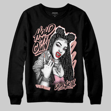 Jordan 1 Low OG “Rust Pink” DopeSkill Sweatshirt New H.M.O Graphic Streetwear - Black