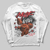 Jordan 3 Fire Red DopeSkill Long Sleeve T-Shirt MILF Graphic Streetwear - White 