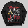 Jordan 14 Golf “Last Shot” DopeSkill Long Sleeve T-Shirt Broken Bones Graphic Streetwear - Black