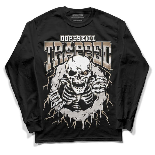 Jordan 5 SE “Sail” DopeSkill Long Sleeve T-Shirt Trapped Halloween Graphic Streetwear - Black