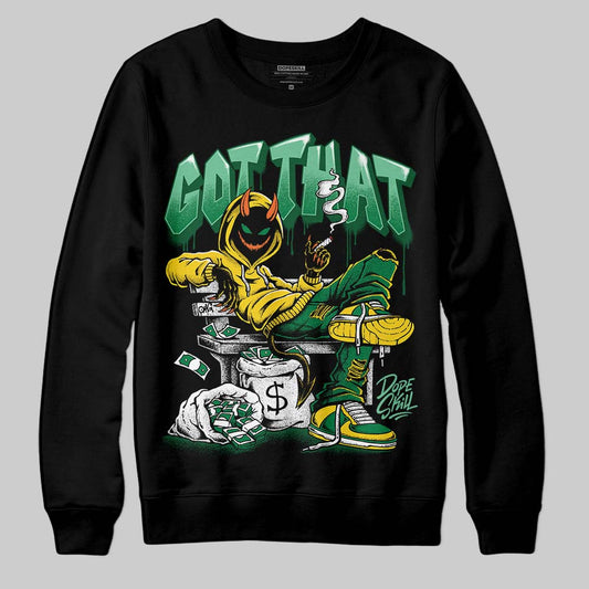 Green Sneakers DopeSkill Sweatshirt Got That Graphic Streetwear - Black