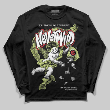 Jordan 11 “Inner Beast” DopeSkill Long Sleeve T-Shirt Nevermind Graphic Streetwear - Black