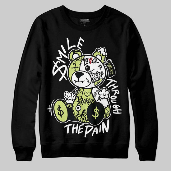 Jordan 11 “Inner Beast” DopeSkill Sweatshirt Smile Through The Pain Graphic Streetwear - Black