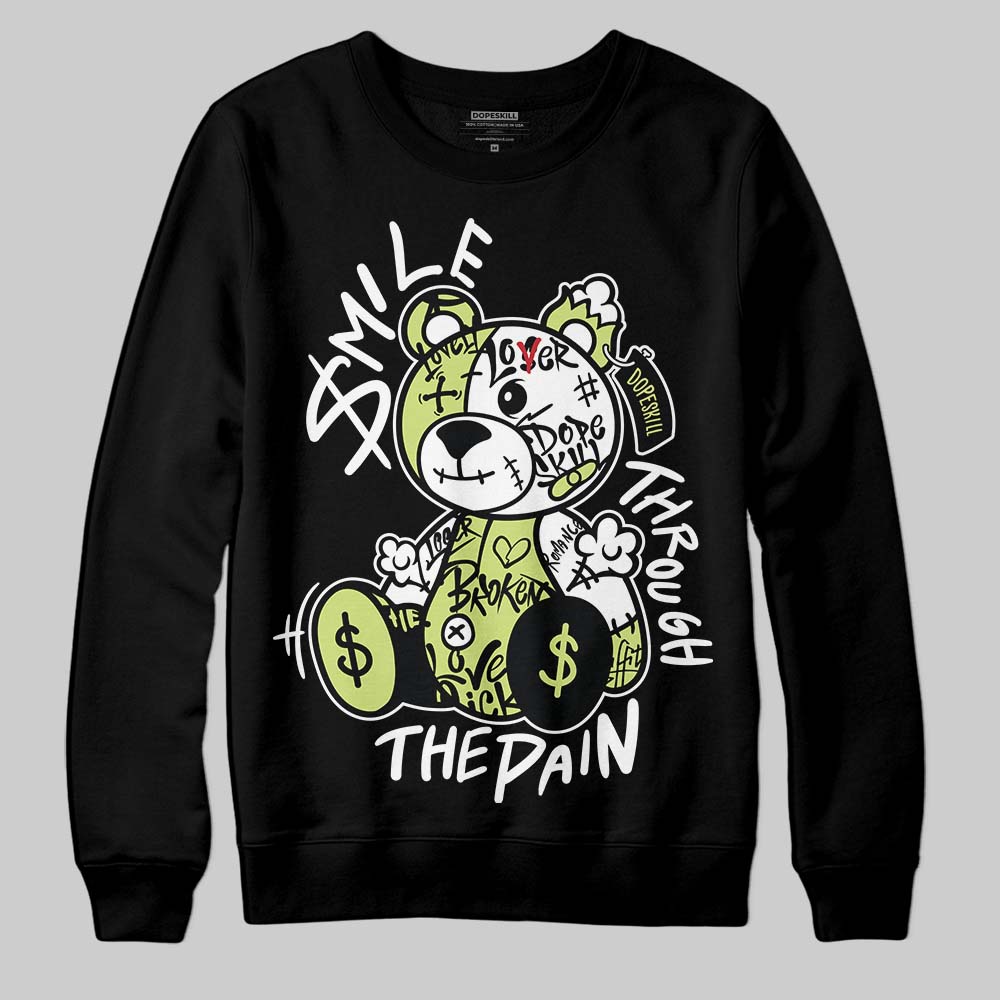 Jordan 11 “Inner Beast” DopeSkill Sweatshirt Smile Through The Pain Graphic Streetwear - Black