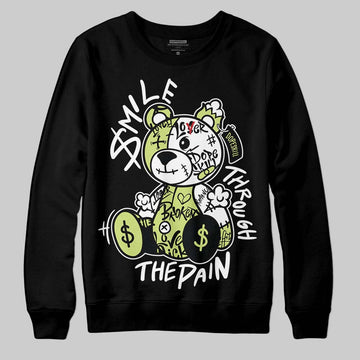 Jordan 11 “Inner Beast” DopeSkill Sweatshirt Smile Through The Pain Graphic Streetwear - Black