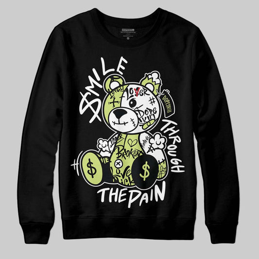 Jordan 11 “Inner Beast” DopeSkill Sweatshirt Smile Through The Pain Graphic Streetwear - Black