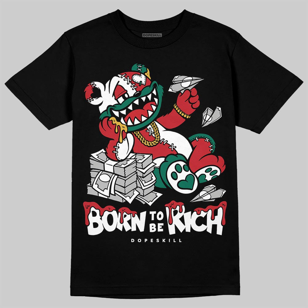 Jordan 3 Mexico 'El Vuelo' DopeSkill T-Shirt Born To Be Rich Graphic Streetwear - Black