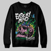 Green Sneakers DopeSkill Sweatshirt Ease My Mind Graphic Streetwear - black